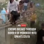 Des milliers de migrants ont traversé la frontière vers l’enclave espagnole de Ceuta, incitant les…
