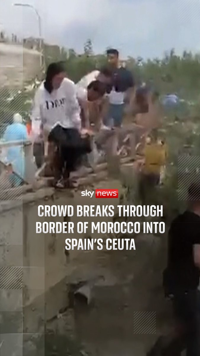 Des milliers de migrants ont traversé la frontière vers l’enclave espagnole de Ceuta, incitant les…