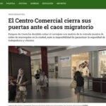 🇪🇸 Tous les centres commerciaux de Ceuta ferment leurs portes face à l’invasion migratoire d’aujourd’hui,…