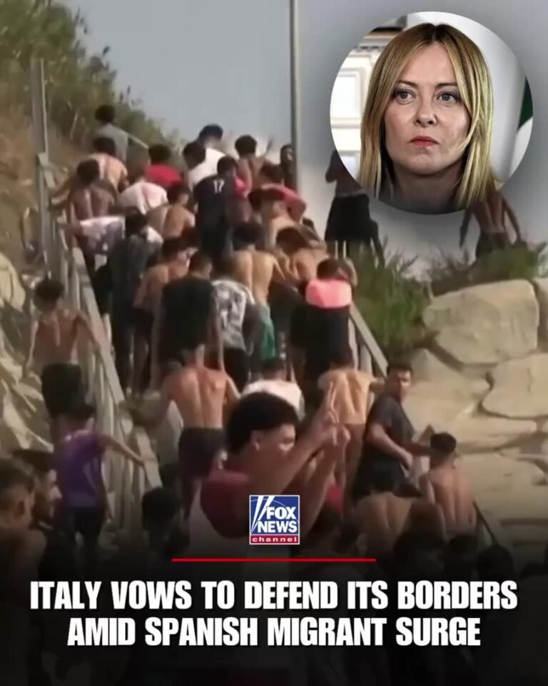 "Nous ne céderons pas d'un pouce." La Première ministre italienne Giorgia Meloni menace de prendre des «…