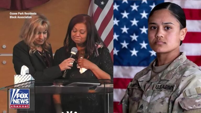 Carol Acevedo, la mère du sergent d'état-major de l'armée américaine décédé.