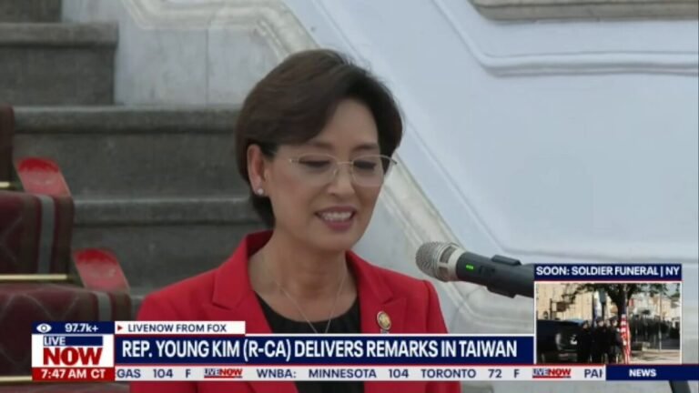 NOUVEAU - La députée Young Kim, à la tête de la délégation américaine à Taiwan, déclare que « l'alliance…