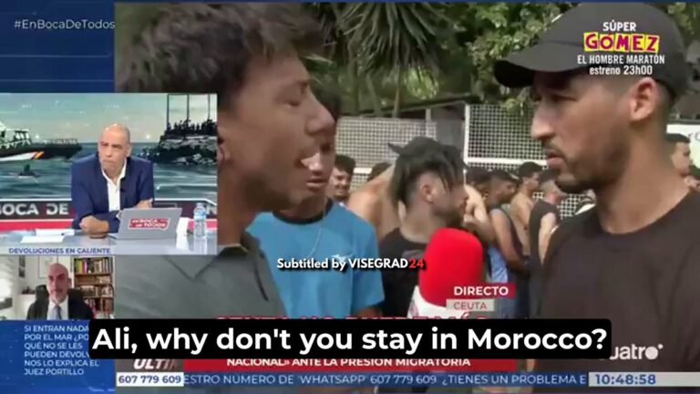 🇲🇦🇪🇸 L'un des migrants marocains qui ont franchi illégalement la frontière espagnole aujourd'hui a fui le…