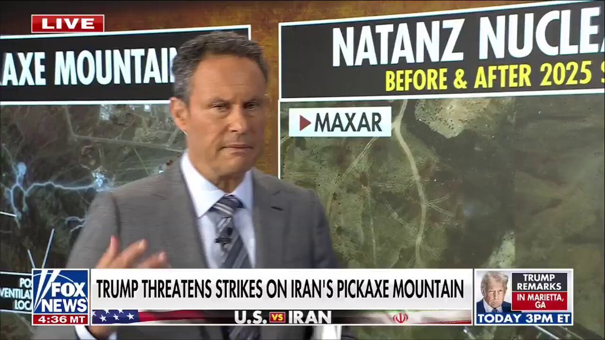 Brian Kilmeade a expliqué une tactique pour frapper l’installation nucléaire iranienne de Pickaxe…