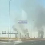 Images supplémentaires d'explosions qui ont frappé une zone d'Erbil, au Kurdistan irakien.