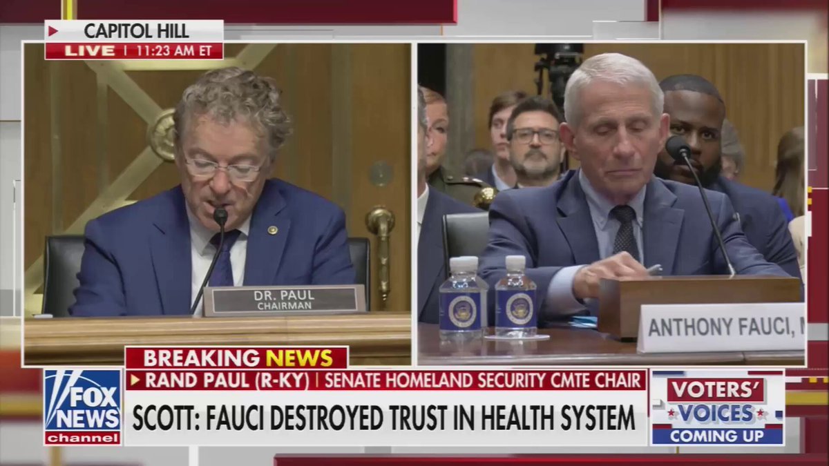 Le sénateur Rand Paul a déclaré que le comité voterait pour détenir le Dr Anthony Fauci pour outrage au…