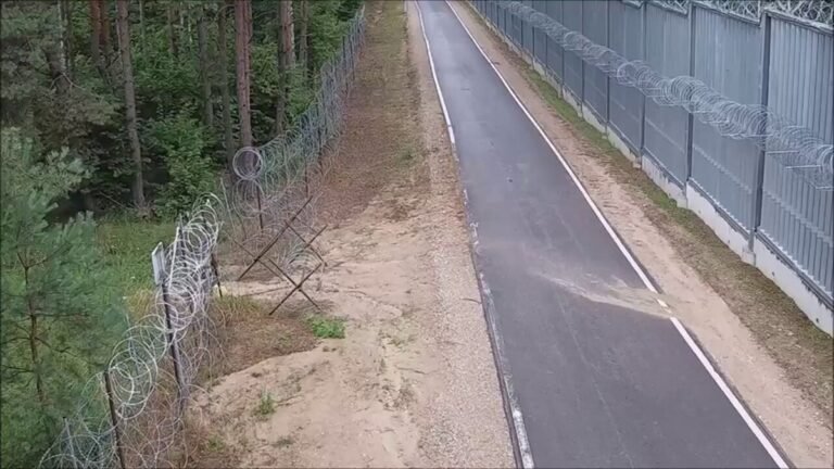 🇵🇱 Un migrant syrien a tenté d'entrer illégalement en Biélorussie depuis la Pologne en escaladant la…