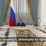 Medvedev continue de nier l'arrivée d'une nouvelle vague de mobilisation en Russie, qualifiant ces…