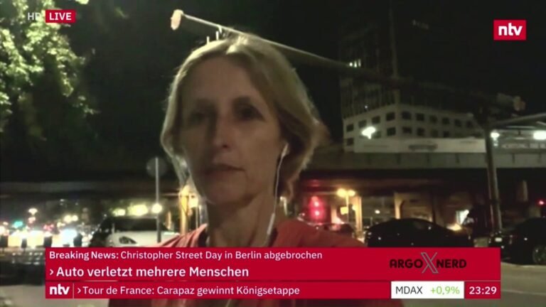 Un journaliste des médias grand public rapporte depuis Berlin après un attentat terroriste islamiste…