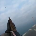 Des drones russes Shahed-136 abattus par des tirs de mitrailleuses depuis le cockpit d'un avion ukrainien…