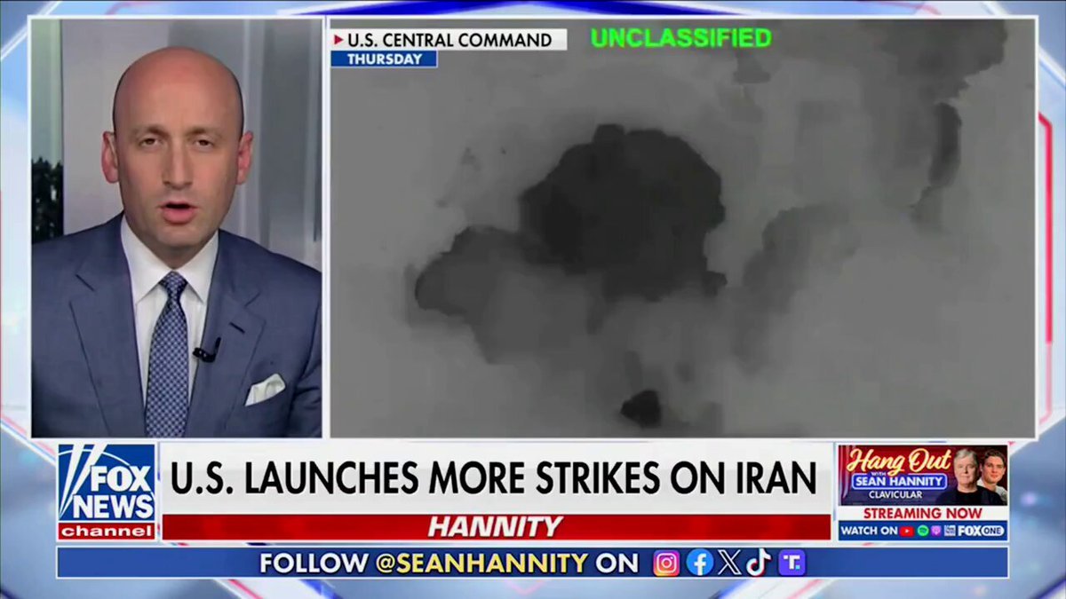 .@StephenM : "Le président Trump est le seul président américain qui a eu le courage, la prévoyance et la…