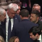 Avant les funérailles du sénateur Lindsey Graham, Netanyahu et Zelensky ont été vus en train de parler.