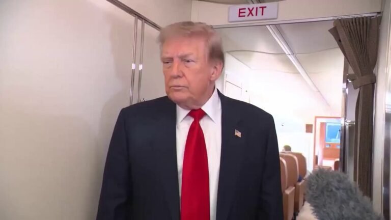 PRÉSIDENT TRUMP : "Nous avons beaucoup de munitions, de différents types.