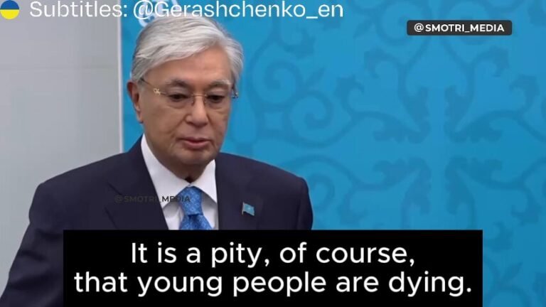 Le président du Kazakhstan, Tokaïev, a déclaré à trois reprises à Poutine en face lors de leur récente…