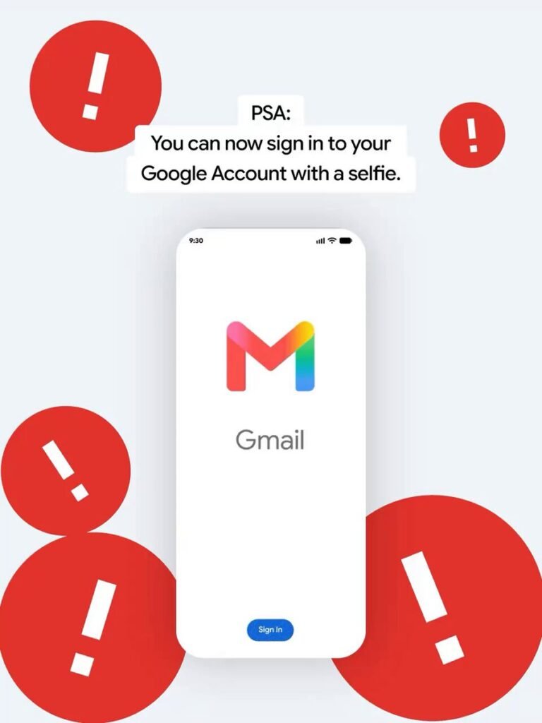 NOUVEAU - Google lance "selfie for sign-in", un "nouveau moyen simple" d'accéder à votre compte avec une…