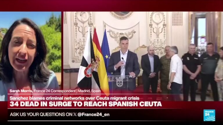 Le Premier ministre espagnol Sanchez a blâmé les mafias pour l'afflux de migrants illégaux à Ceuta,…