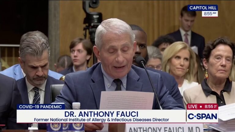 Fauci, lors d'une audience au Sénat : "J'invoquerai mon droit en vertu du cinquième amendement de la…