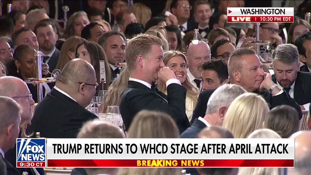 TRUMP au dîner de la WHCA : "Vous n'avez aucune idée de la chance que vous avez.
