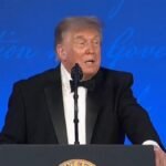 MAINTENANT - Trump s'exprimant lors du dîner de l'Association des correspondants de la Maison Blanche :…