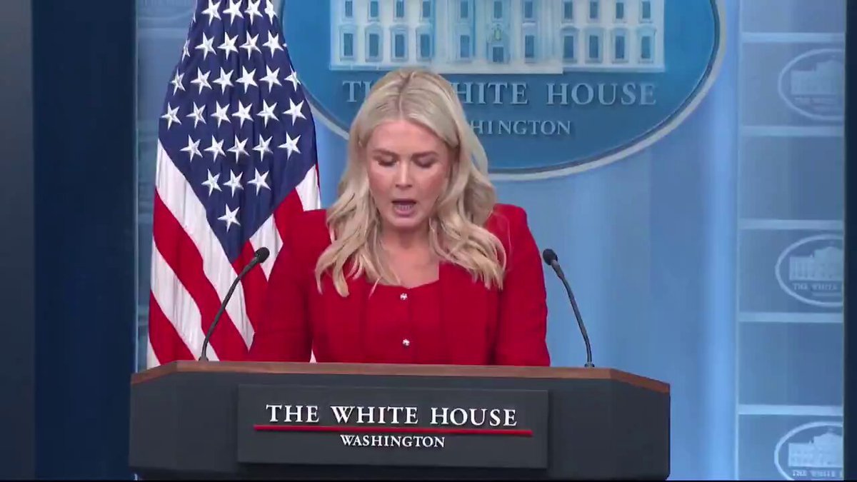 WH Press Sec : « Un peu plus d'un an après que le président Trump a signé la loi sur les réductions…