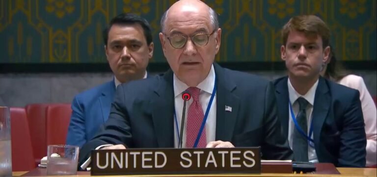 La délégation américaine a quitté la salle du Conseil de sécurité de l'ONU pour protester contre le…