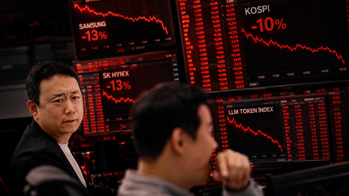 Barbecue en Corée : Kospi s'effondre alors que les stocks de puces s'effondrent et l'indice des jetons AI chute en spirale