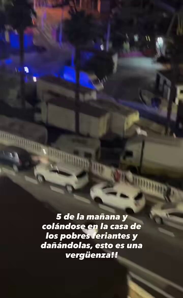 🇪🇸 « 5 heures du matin et ils s'introduisent chez de pauvres forains et les abîment, c'est une honte !!