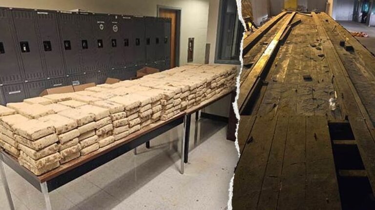 Des agents frontaliers découvrent une cachette de cocaïne d'une valeur de 20 millions de dollars cachée sous le plancher d'un camion lors d'une saisie massive