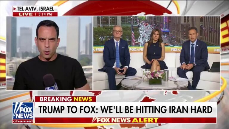 Le président Trump a déclaré à Fox News que les États-Unis réagiraient avec force après ce qu’il a décrit…