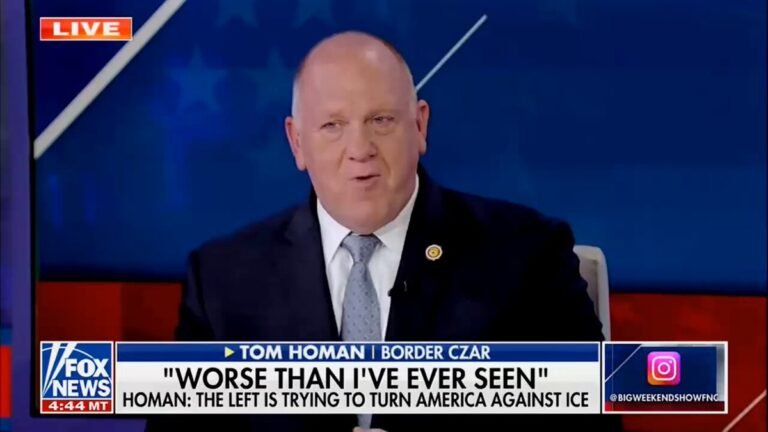 .@RealTomHoman à propos du président Trump : "Le plus grand président de ma vie – et les données le prouvent.