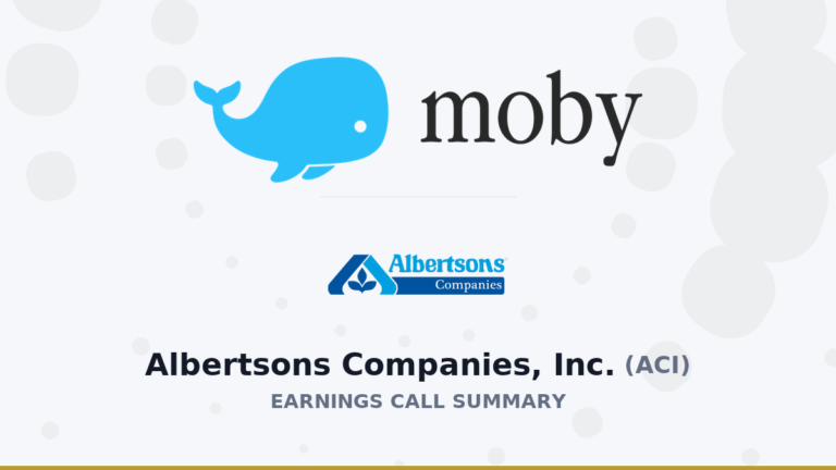 Albertsons Companies, Inc. Résumé de l'appel aux résultats du premier trimestre 2026
