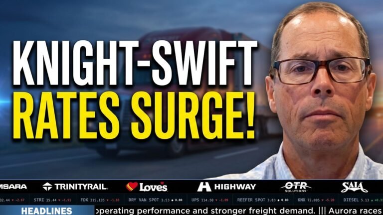 Knight-Swift Q2 : Pourquoi les bénéfices supérieurs de ce transporteur signalent un changement de marché
