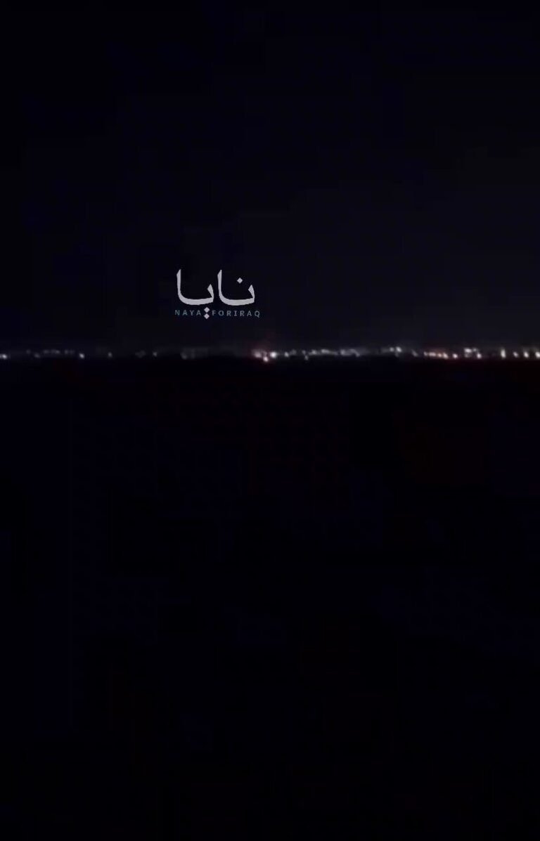 Une vidéo a été publiée sur Telegram prétendant montrer un incendie sur la base américaine près d'Erbil,…