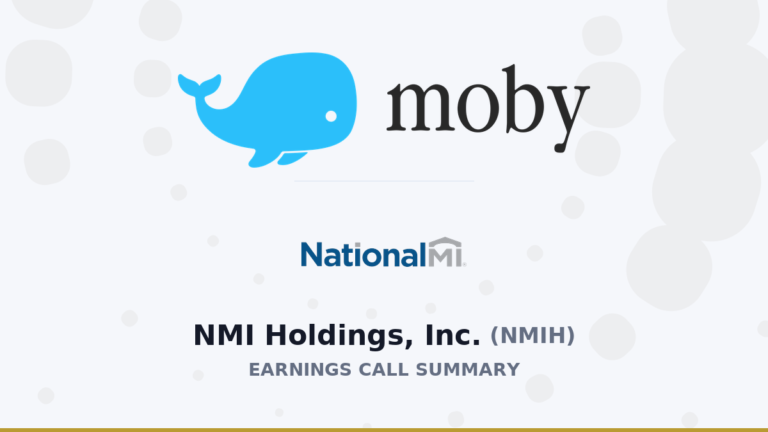 NMI Holdings, Inc. Résumé de l'appel aux résultats du deuxième trimestre 2026