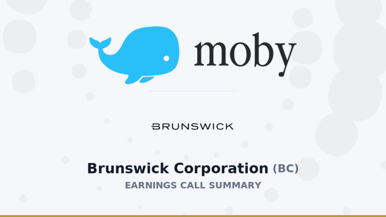 Résumé de l'appel aux résultats du deuxième trimestre 2026 de Brunswick Corporation