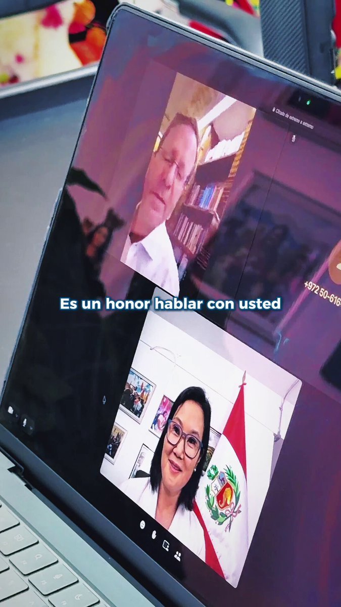 La présidente élue péruvienne Keiko Fujimori a reçu un appel de félicitations du président israélien Isaac…