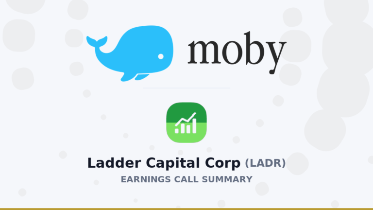 Résumé de l'appel aux résultats du deuxième trimestre 2026 de Ladder Capital Corp