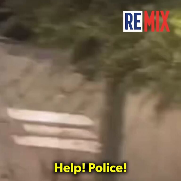 On peut entendre deux femmes enregistrant une agression brutale à Gênes, en Italie, crier : "Au secours !