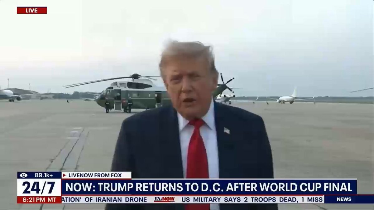 "Il n'y a jamais rien eu de pareil", déclare @POTUS à propos de la Coupe du Monde de la FIFA 2026.