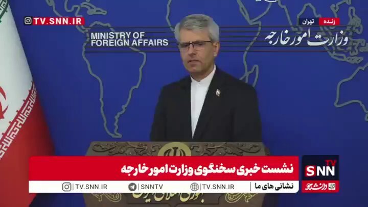 Le porte-parole iranien des Affaires étrangères, Esmail Baghaei, à propos des négociations avec Washington…