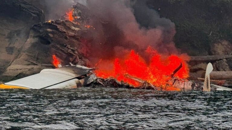 Plusieurs blessés après qu'un hydravion ait effectué un atterrissage d'urgence et pris feu au large des côtes de Washington