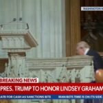 "Il n'y avait vraiment personne comme Lindsey Graham." Le président Donald Trump prononce un éloge funèbre…