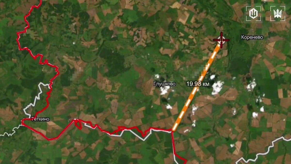 Un intercepteur ukrainien FPV a réussi à poursuivre et à heurter un drone russe Forpost MALE opérant à 12…