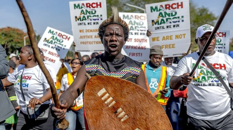 La réaction négative de l’immigration clandestine en Afrique du Sud reflète les batailles politiques à travers l’Occident