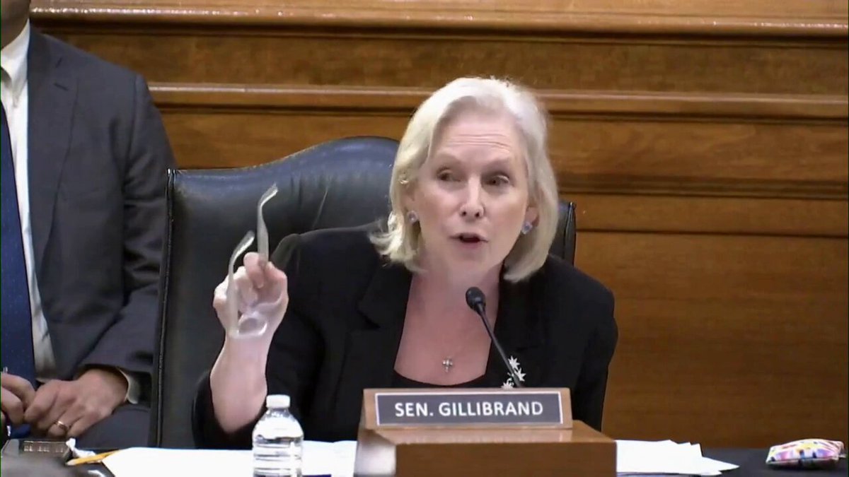 Puisque le temps est écoulé, laissez-moi être clair, @gillibrandny : Pourquoi ignorez-vous les problèmes…