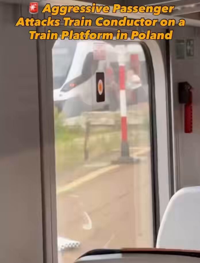 Un homme a attaqué aujourd'hui des conductrices de train dans une gare de banlieue de Gdansk, en Pologne.