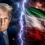Donald Trump / ayatollah Khamenei (montage)
