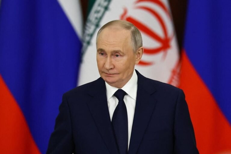 Vladimir Poutine, président de la Russie