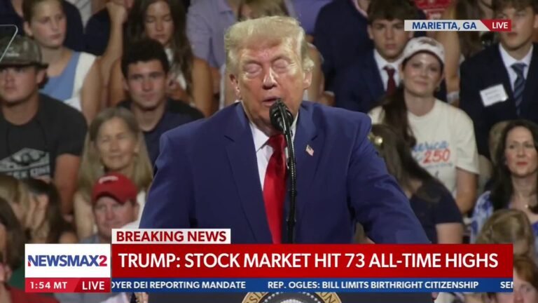 "NOUS EN PRENDONS SOIN." Le président Donald Trump raconte comment il a fait baisser les prix élevés et…