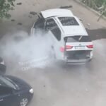 La voiture d'un militaire des forces armées ukrainiennes a explosé à Odessa.